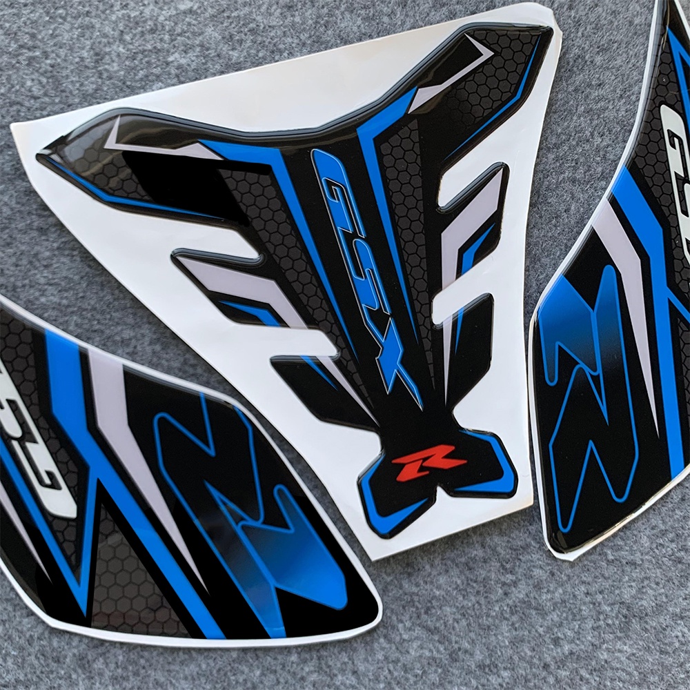 Suzuki GSX250-R Fuel Tank Sticker Dimodifikasi Kepribadian Anti-slip Penutup Minyak Sisi Perlindungan Stiker Tulang Ikan Stiker Tahan Air Tabir Surya Stiker