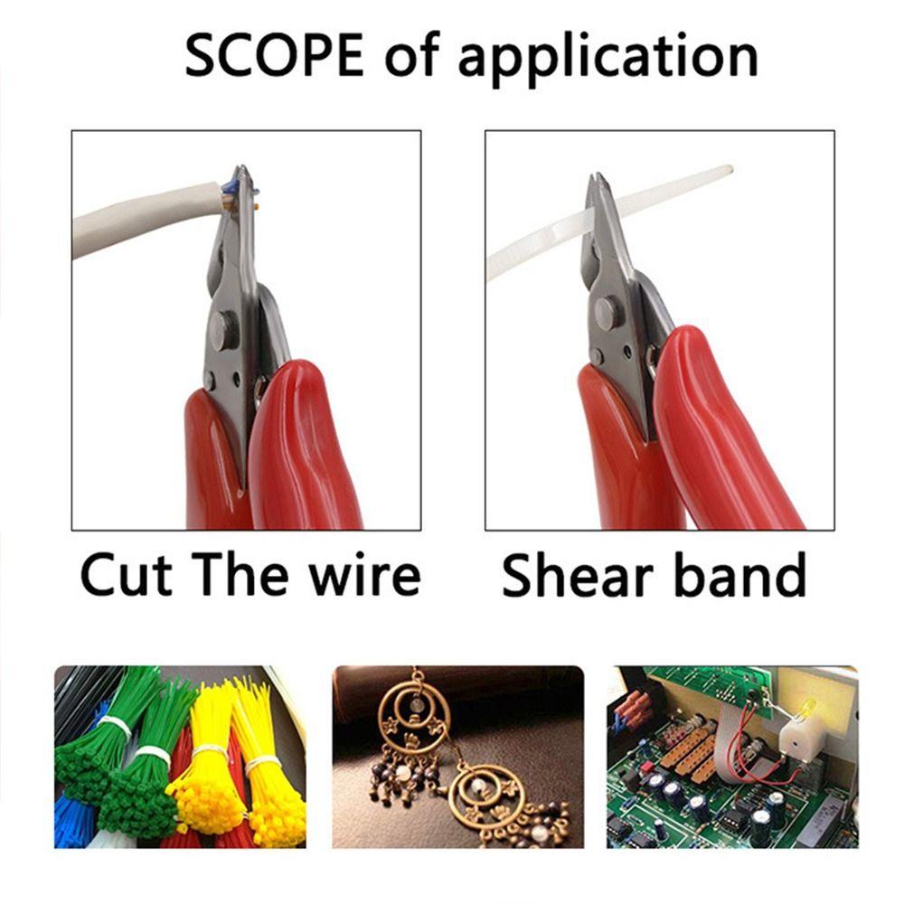 Populer 2Pcs Pemotong Kabel Kawat Listrik Cutting Side Snips Stainless Steel Hand Tools Diagonal Tang