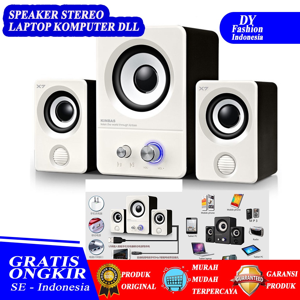 Speaker Komputer Mini SP848 Stereo Multimedia Portable Active speaker hp Spiker PC LAPTOP NOTEBOOK