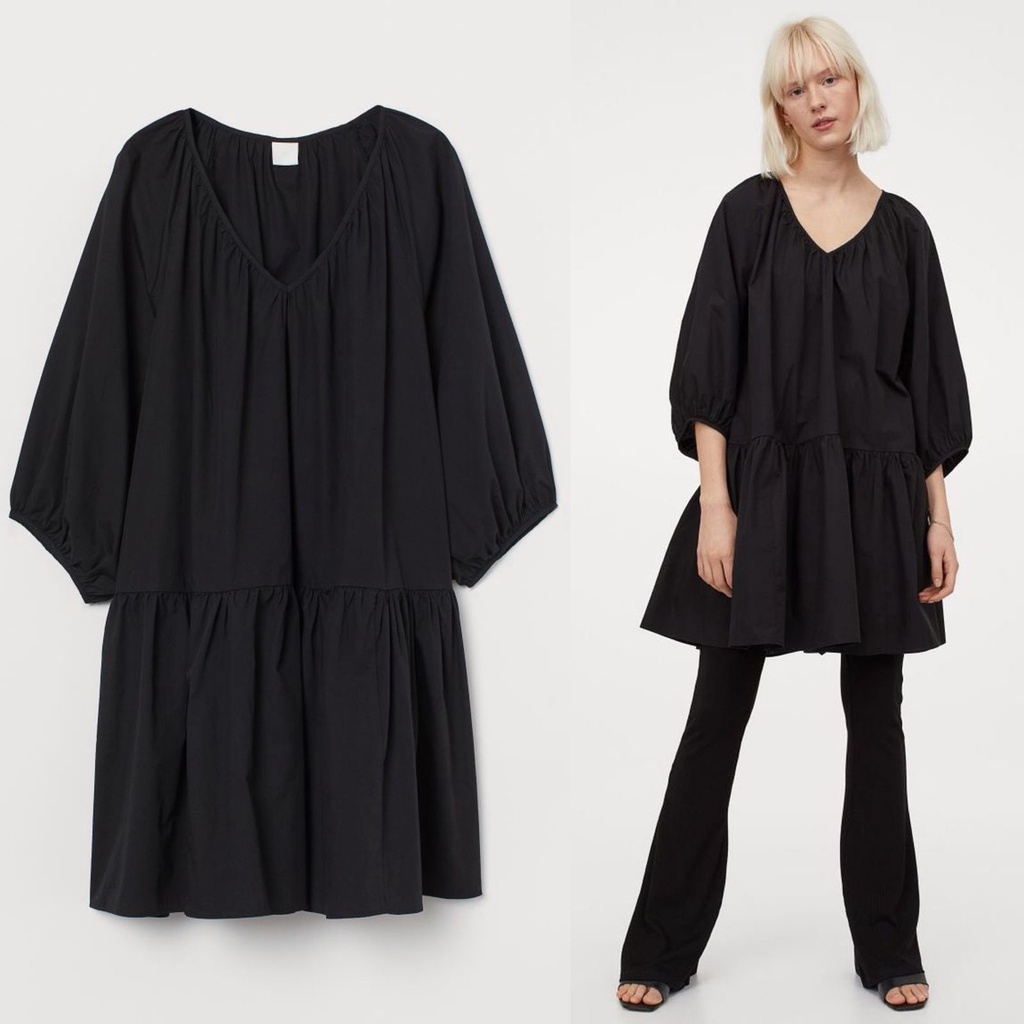 H&M Airy dress V-neck//outlet//