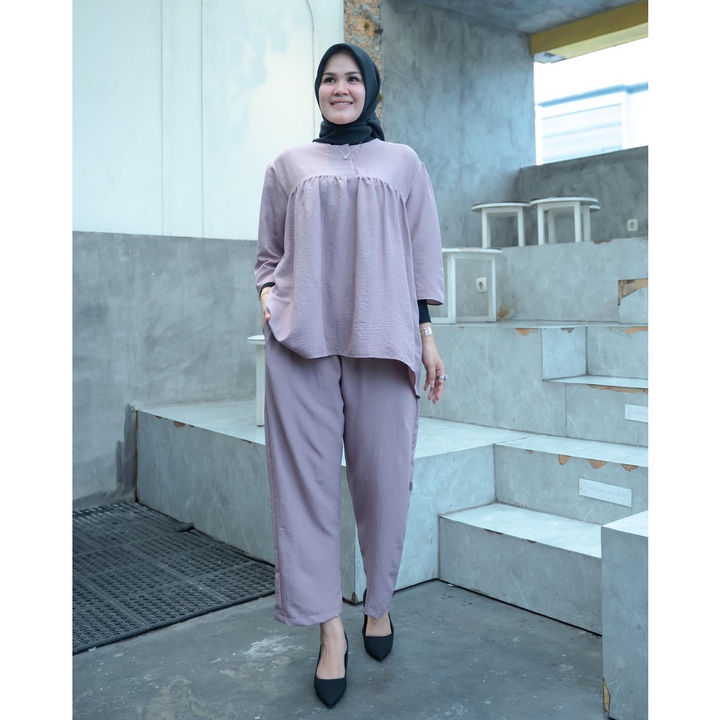 AVE Sonia Set / Oneset Polyester Lengan Panjang