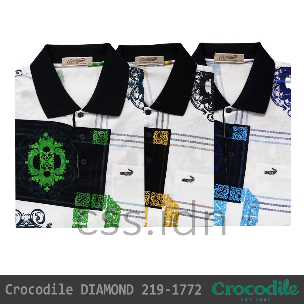 Kaos Kerah Pria Crocodile Diamond 219-1772