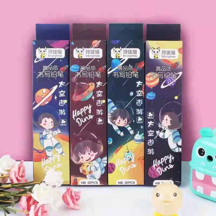 

PENSIL MOTIF ASTRONOT 1 LUSIN 12PCS / PENCIL MURAH MERIAH - Random