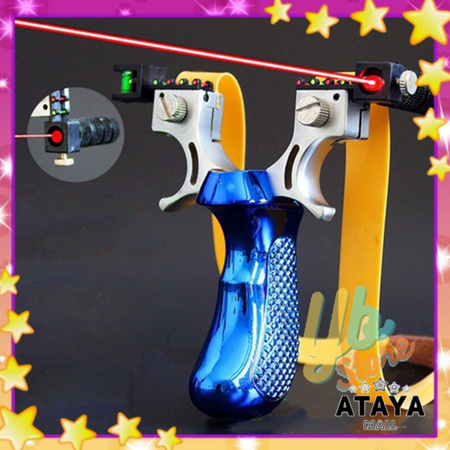 Ketapel Slingshot / Ketapel Laser / Ketapel Plintengan Berburu