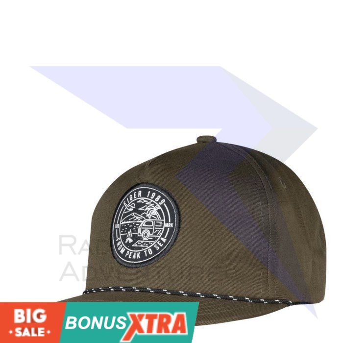 Topi EIGER1989 COMVEE CAP 1.0 Olive 91000 6676 Original Cowok  Original AWET MURAH KECE