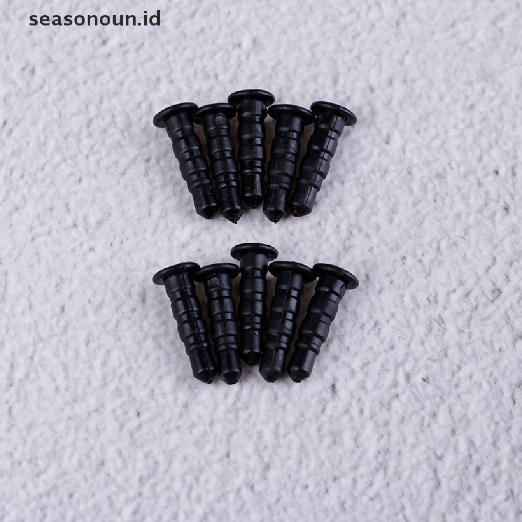 Seasonoun 10pcs plug Debu Plastik 3.5mm Earphone Aksesoris Telepon Tutup plug Tahan Debu  .