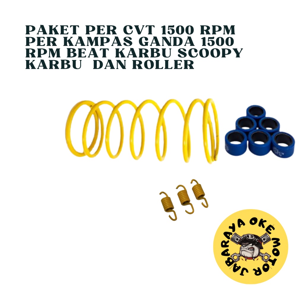 PAKET RACING KIRIAN BEAT KARBU SCOOPY KARBU SPACY KARBU 1500 RPM BRM