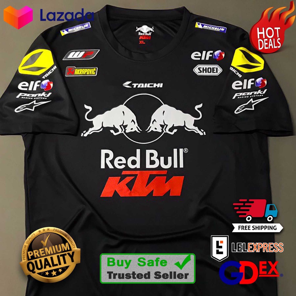 ⭐️⭐️⭐️⭐️⭐️BAJU LOGO MIX New Arrival‼️T-Shirt KTM TECH3 2019-Blue/Black KATUN COMBED 30S 100% / Baju 