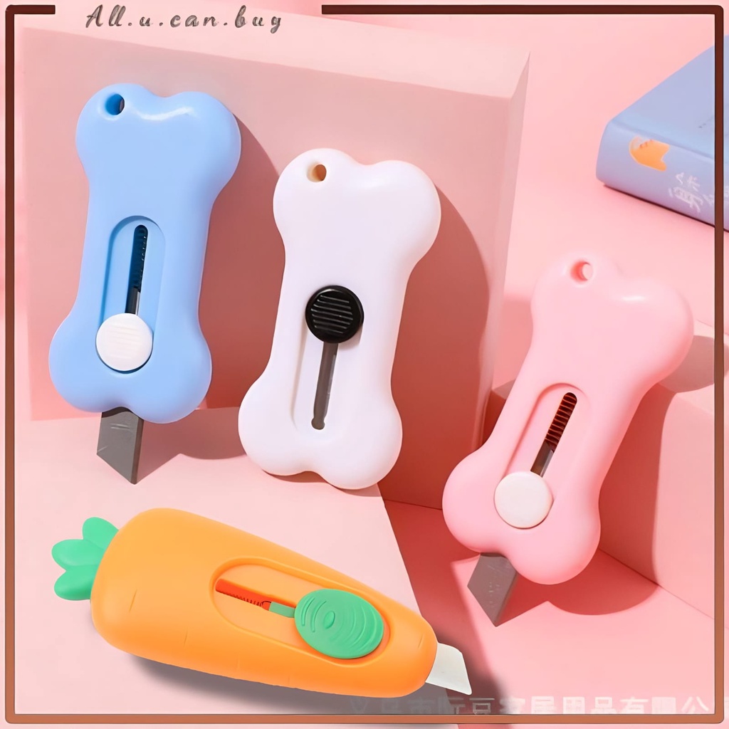 

Mini Cutter Portable Bentuk Lucu Alat Pemotong Kertas Pisau Mini