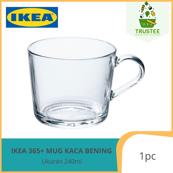 IKiA 365+ Mug Kaca Bening 240ml