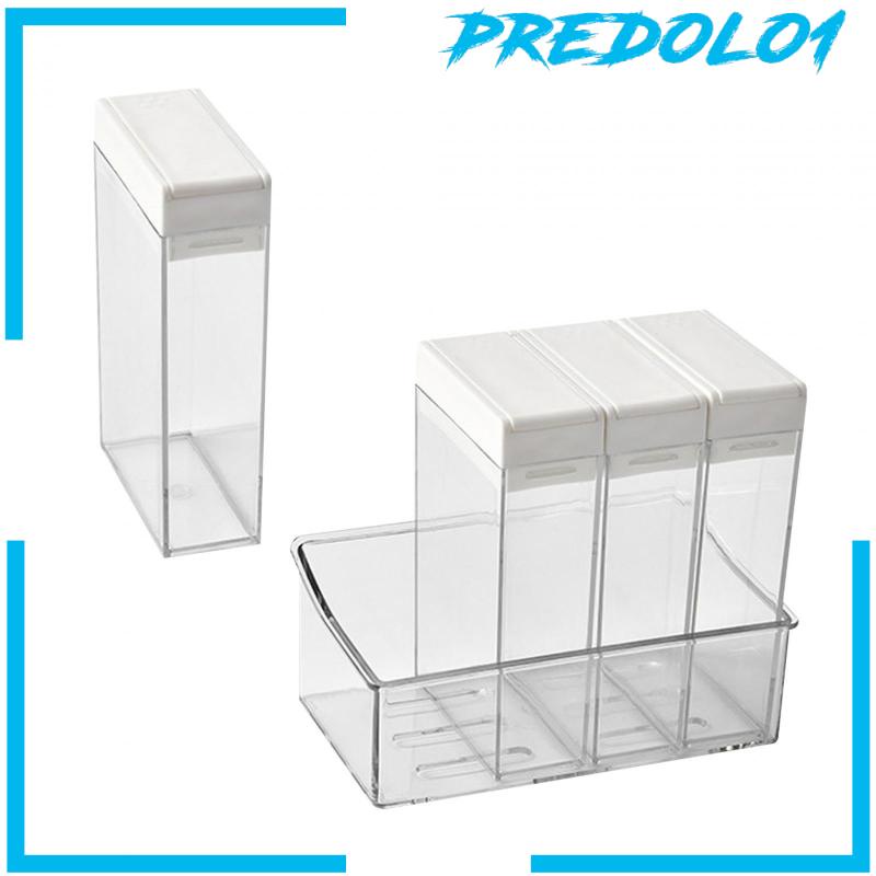 [Predolo1] Organizer Panci Bumbu Multiuse Dengan Nampan Penyimpanan Bening Untuk Hemat Ruang