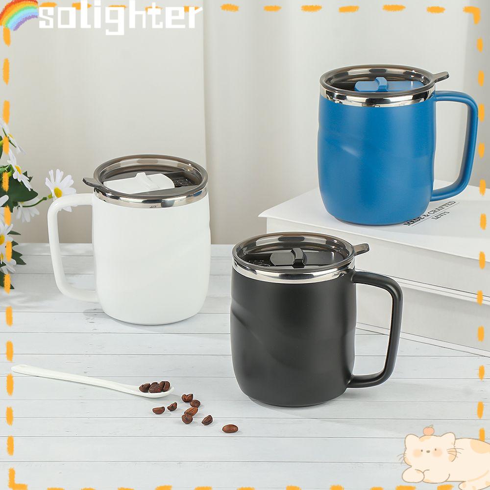 Solighter Mug Cangkir Stainless Steel Vacuum Household Thermal Flask