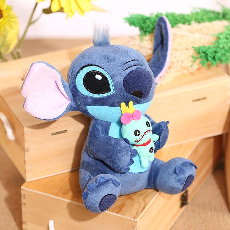 Kartun Lilo Stitch Plush Doll Mainan Hewan Stitch Boneka Boneka Stich Lucu Mainan Mewah Untuk Anak Hadiah Ulang Tahun Anak