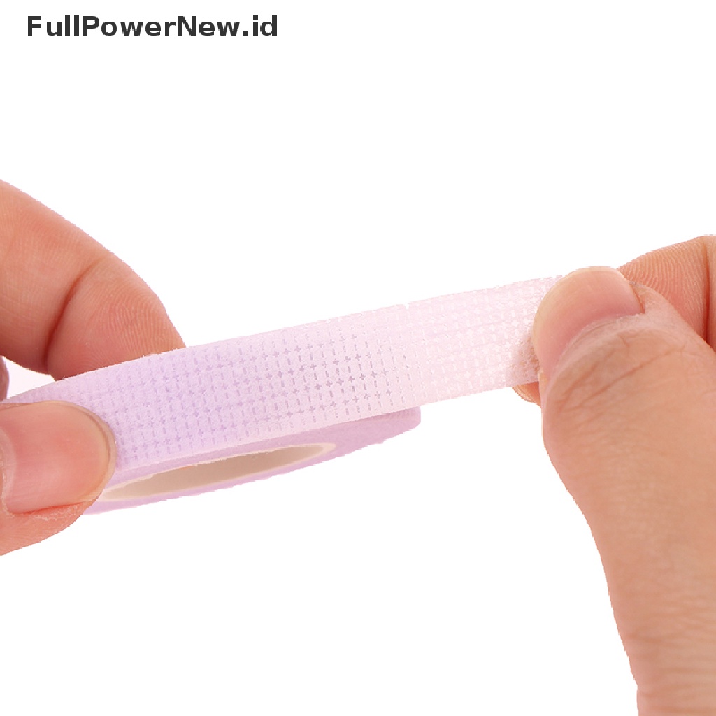 Power 9M/Roll Pita Ekstensi Bulu Mata Palsu Anti-Alergi Bernapas Micropore Fabric ID