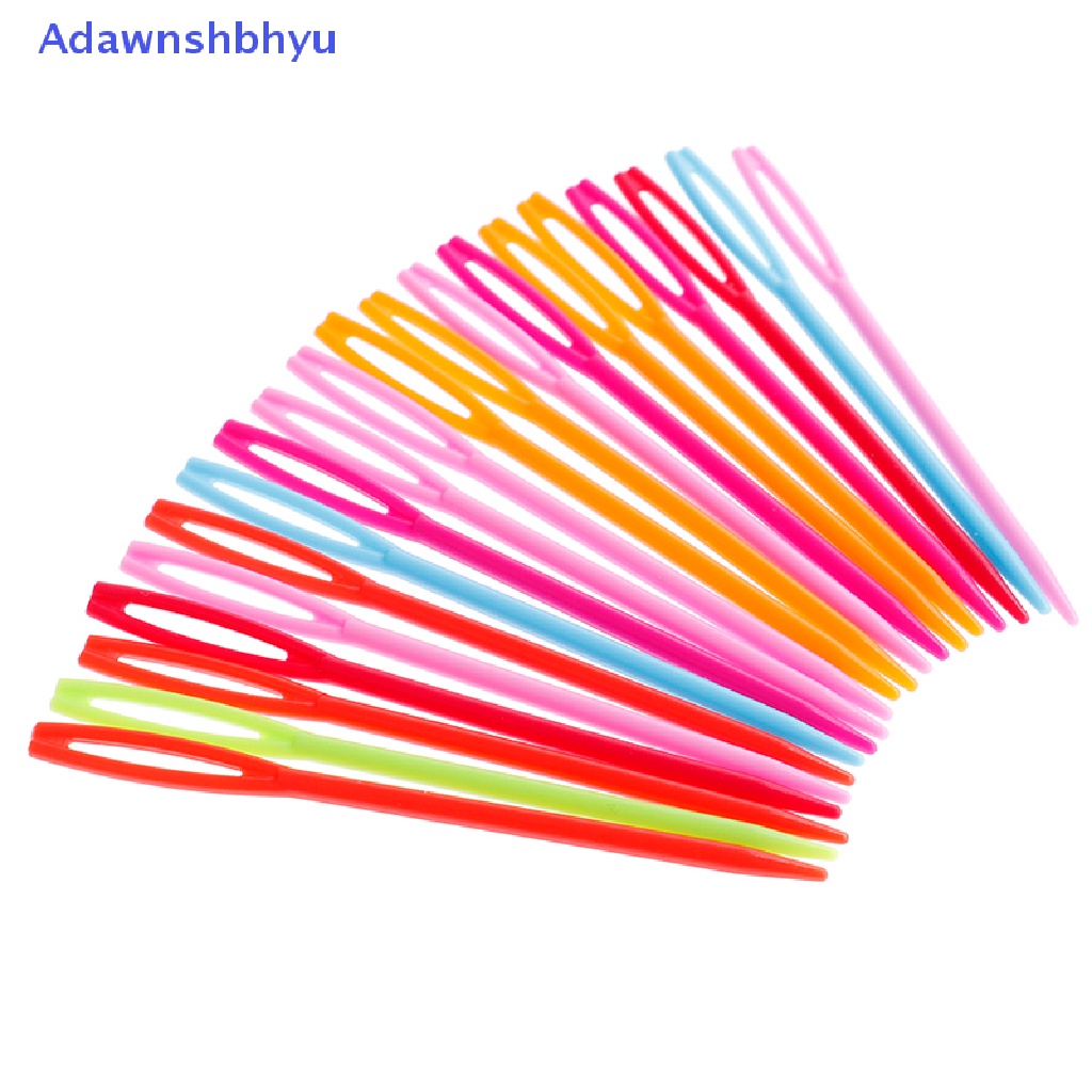 Adhyu 100Pcs 7cm Plastik Knitg s Crochet Hooks Tapestry Wol Benang s DIY 20pcs 7cm Plastik Knitg s Crochet Hooks Tapestry Benang Wol s DIY  Hook Kaitan Knitg s Plastik 7cm Tahan Lama