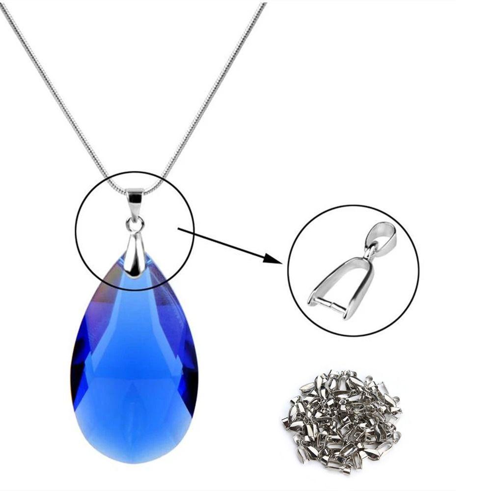 Mxbeauty Liontin Klip Warna Emas Perak Handmade DIY Aksesoris Kalung Jewelry Making Komponen Temuan Perhiasan Pendant Connector