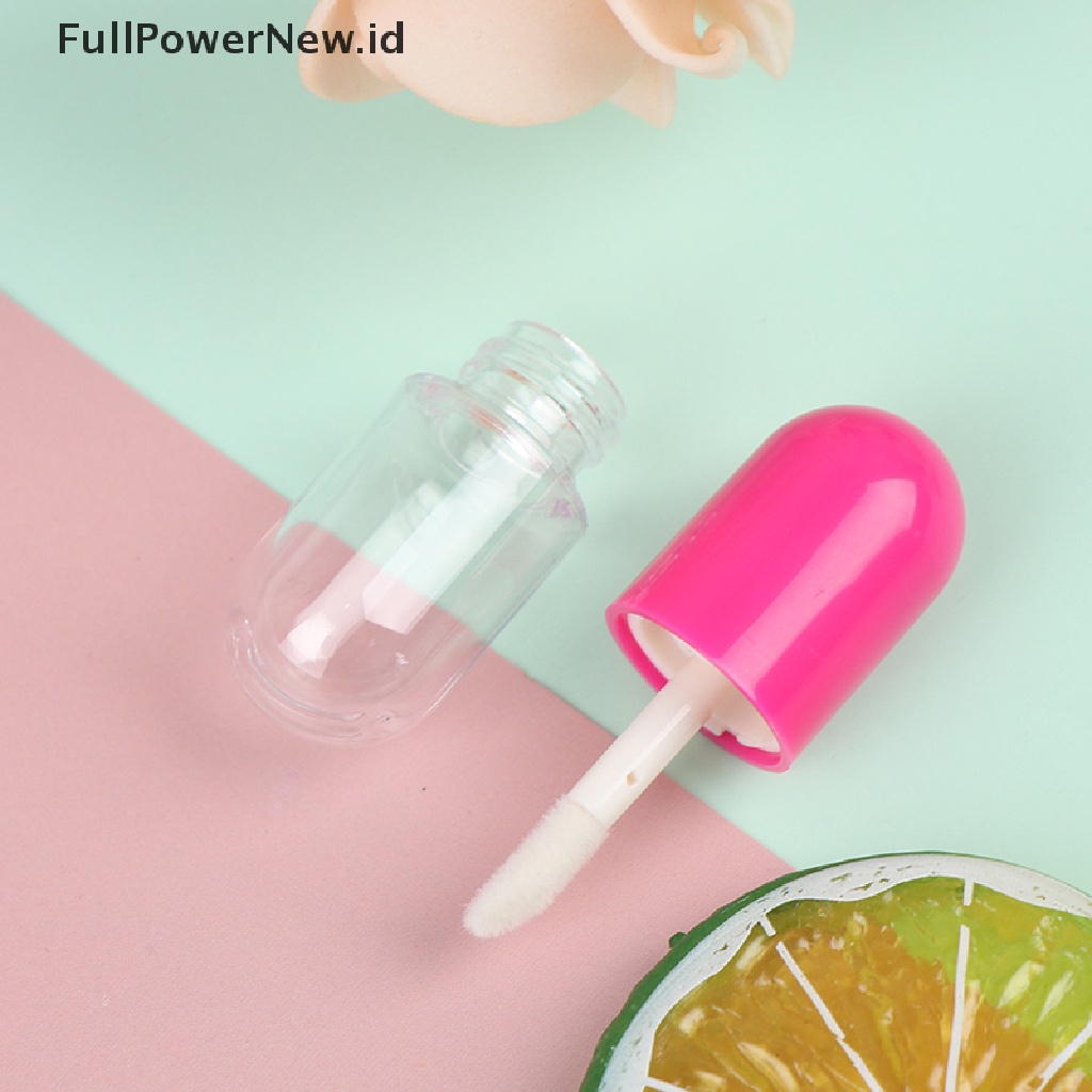 Power 1PC Tabung Lip Gloss Mini DIY Wadah Lip Gloss Botol Kosong Wadah Kosmetik ID