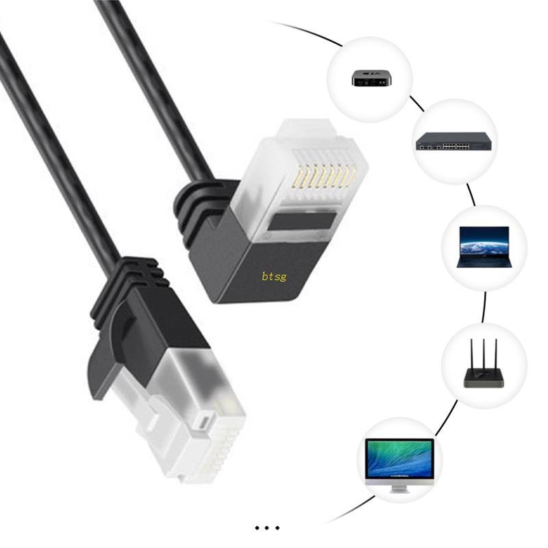 Kabel RJ45 UTP btsg 90derajat Kabel Ekstensi CAT6