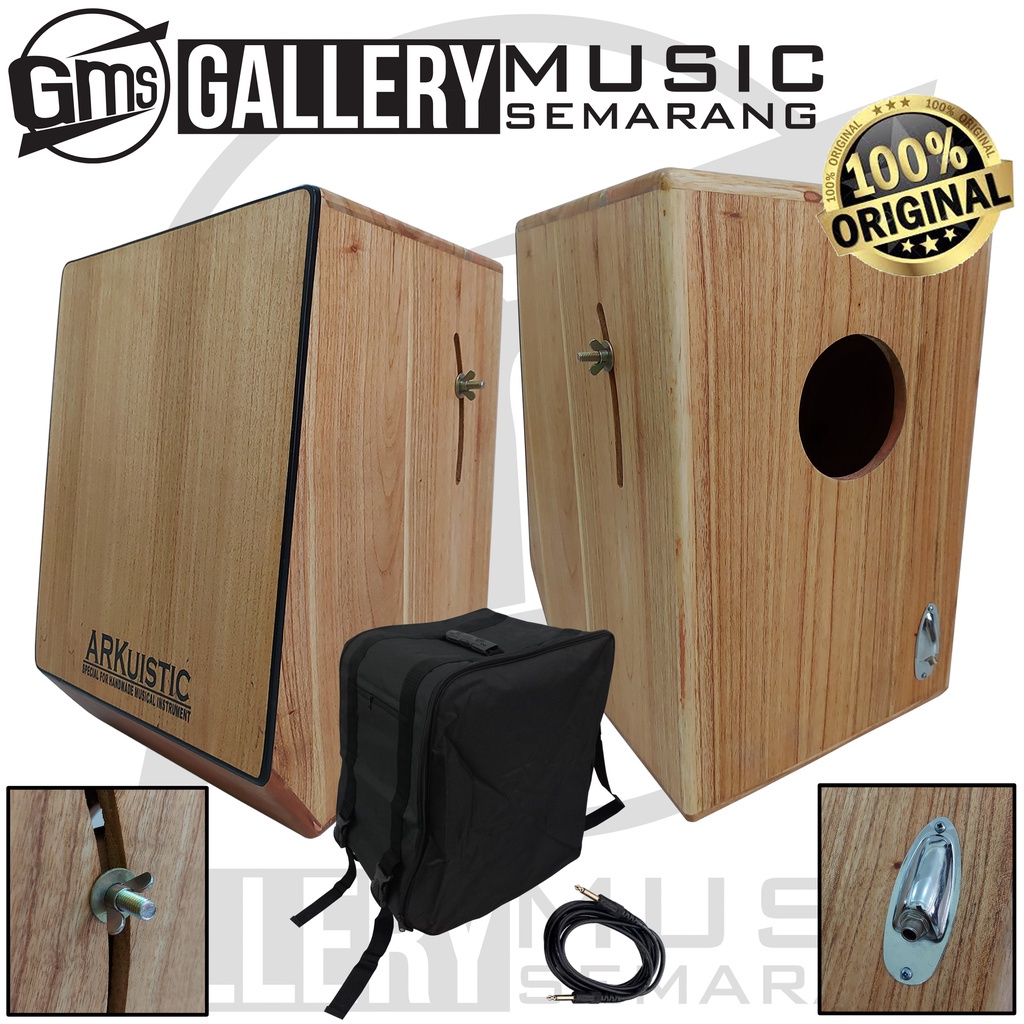 ORIGINAL Cajon Elektrik ARKuistic Kahon Trapesium Drum Box Original