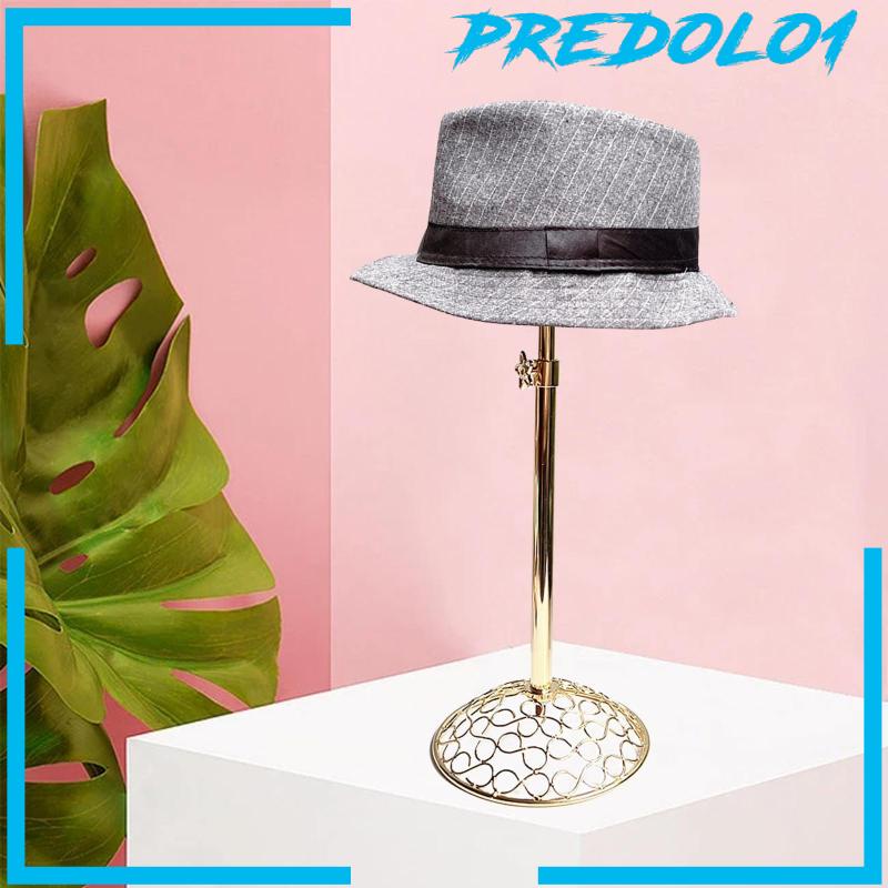 [Predolo1] Tabletop Cap Display Stand Baseball Rumah Salon Adjustable Hat Holder