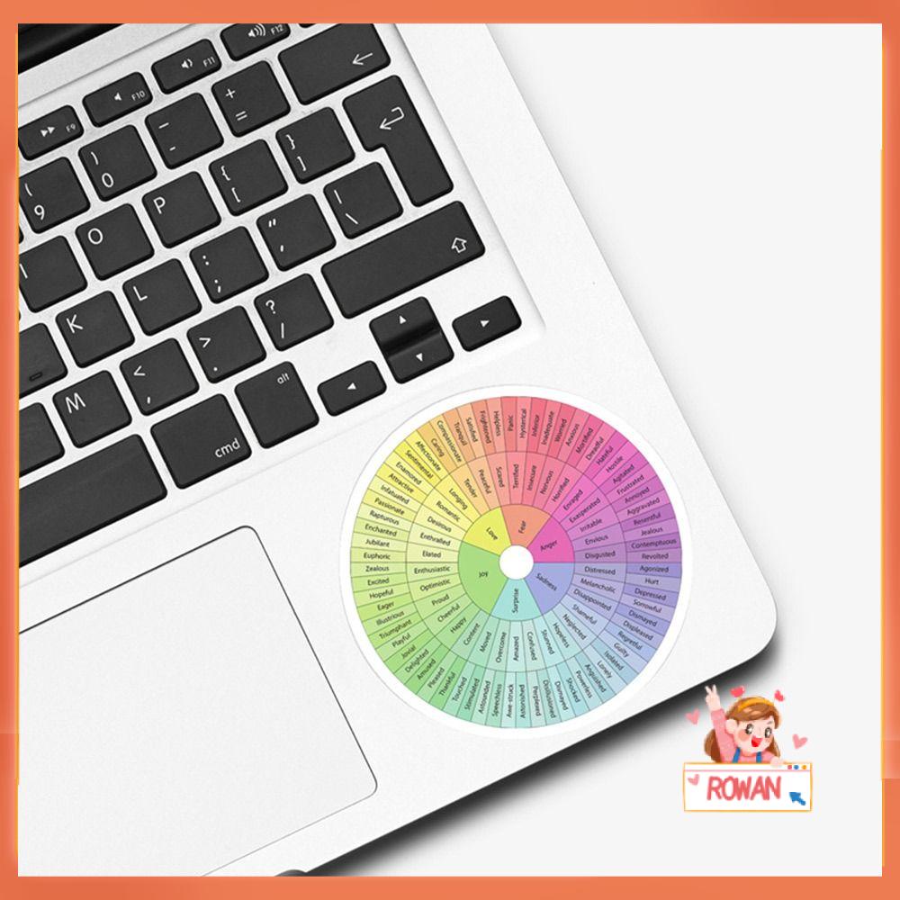 R-flower 10pcs Feelings Wheel Stiker Kualitas Tinggi Koper Laptop Phone Case Decals