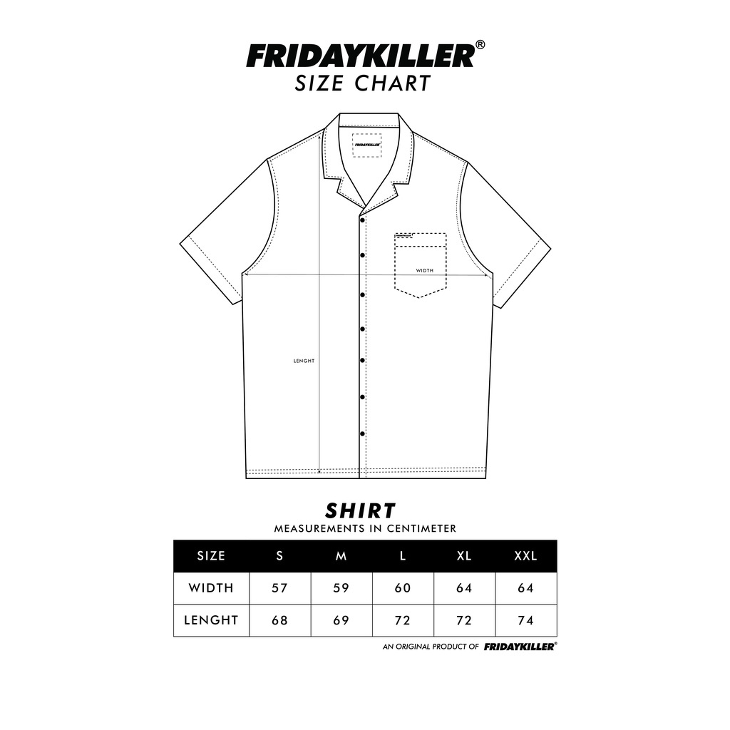 KEMEJA FRIDAY KILLER | ANTI VOWEL BLACK SH