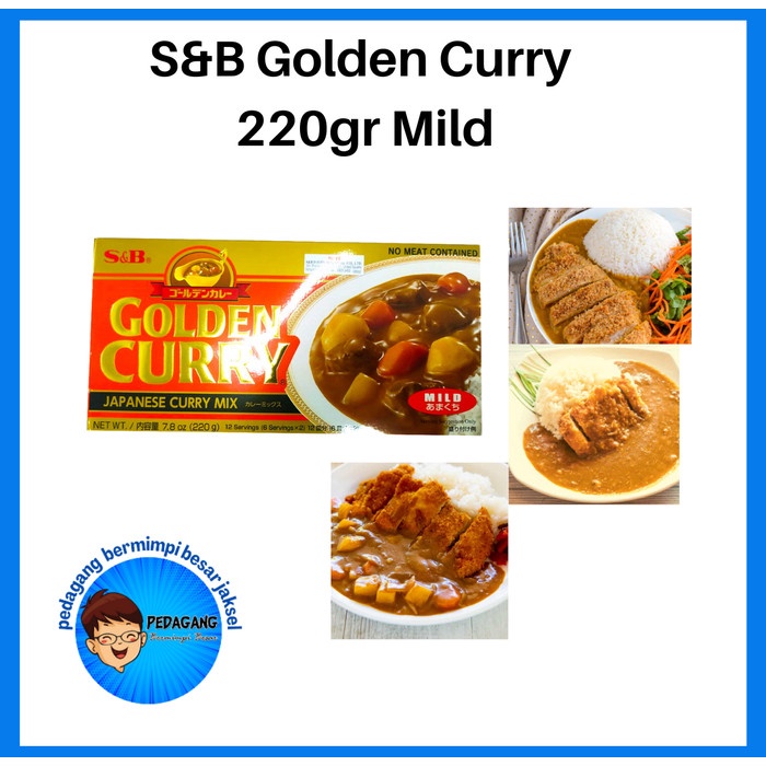 

[Bumbu Dapur] S&B Golden Curry 220gr Mild | Kari Blok | Kari Jepang - MILD