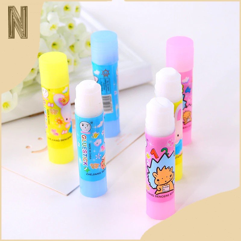 

Lem Perekat kertas Putar Tangan Sekolah kantor batang mini glue stick 10g