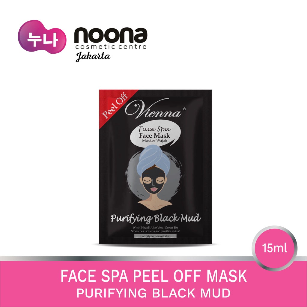 VIENNA FACE MASK PEEL OFF PURIFYING BLACK MUD 15ML