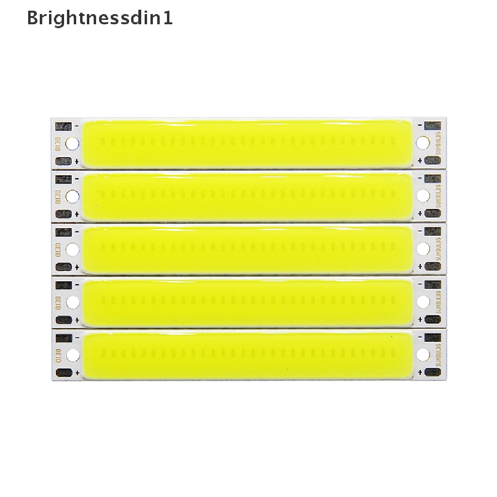 [Brightnessdin1] Hot sale 3V 3.7V DC 60mm 8mm LED COB Strip 3W Hangat Dingin Putih Biru Merah COB Sumber Cahaya Untuk DIY Sepeda Kerja Lampu Butik