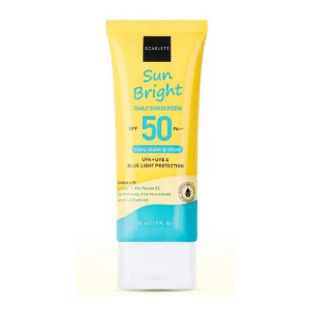 SCARLETT Sun Bright Daily Sunscreen SPF 50 PA++ - Amaze_Kosmetik