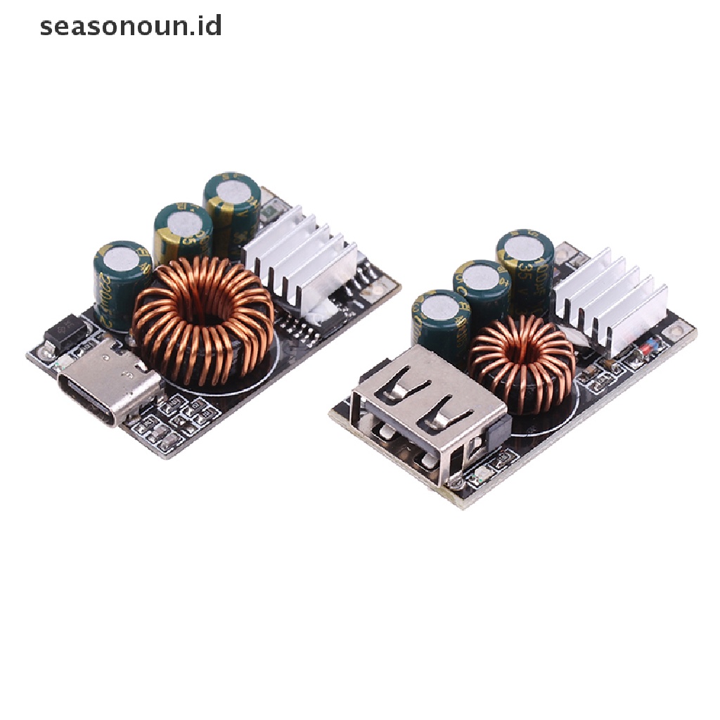 Seasonoun QC3.0 USB Type-C Handphone Quick Charge Adapter Step Down Buck Boost Module.