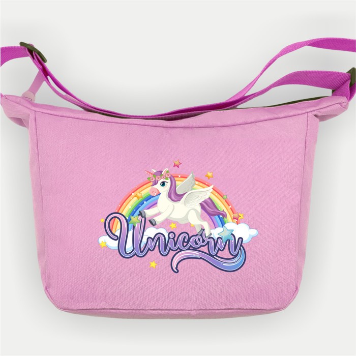 tas slempang anak perempuan unicorn kuda pony poni uniqlo unicron Win