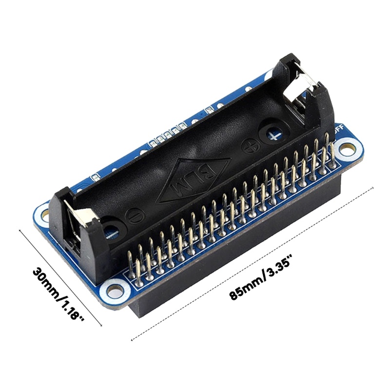 Zzz Untuk Adaptor Topi Baterai Li-ion RaspberryPi Bi-Directional Quick Charge Mendukung