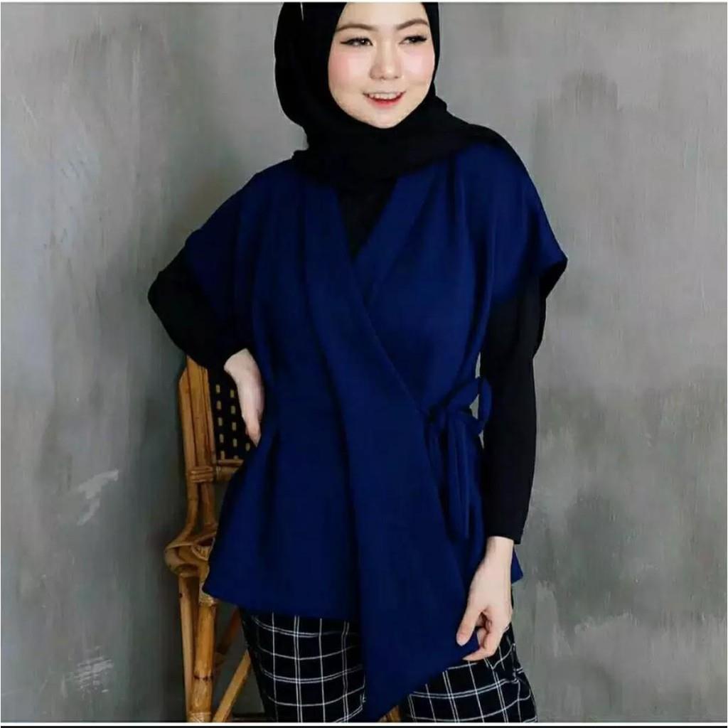 OTS 1.142 - Blouse Kya Outer Busui Friendly Top Korean Fashion Pakaian Atasan Wanita Remaja