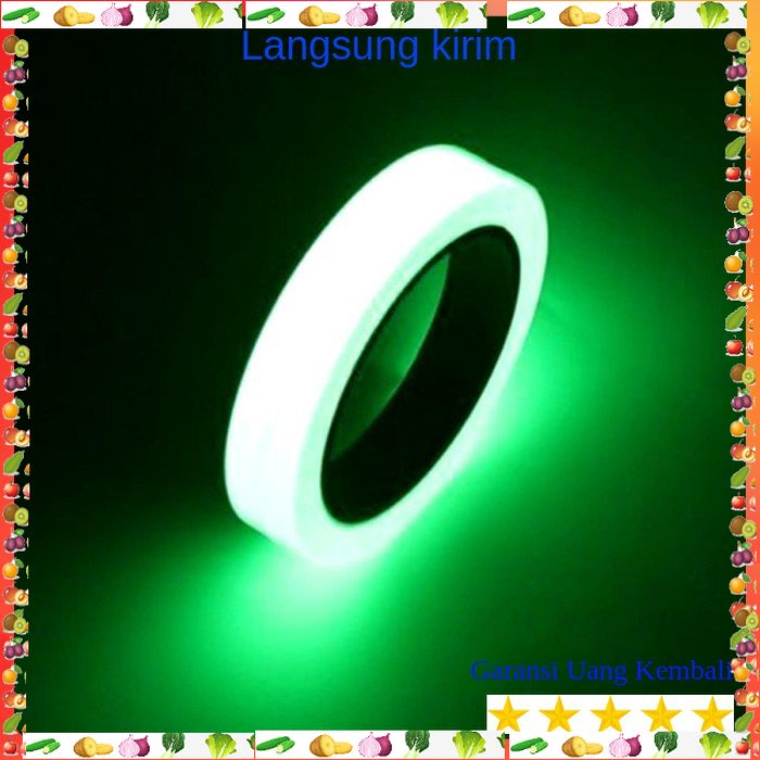 

Glow In The Dark Luminous Adhesive Tape 1 cm x 10 m / Lakban-Multi-Col