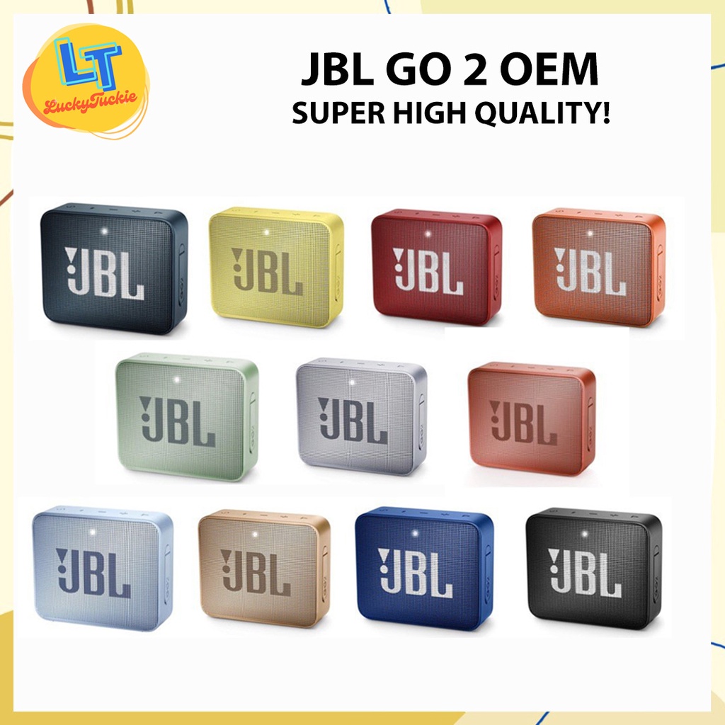 JBL GO 2 SPEAKER BLUETOOTH GO2 / WIRELESS PORTABLE AUDIO BY HARMAN OEM