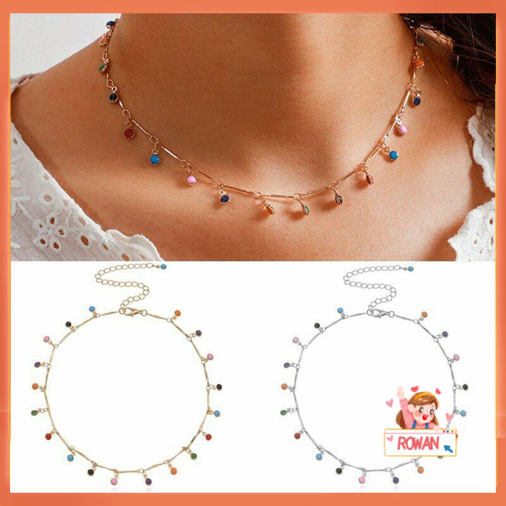 R-flower Candy Balls Pendant Kalung Elegent Fashion Perhiasan Choker