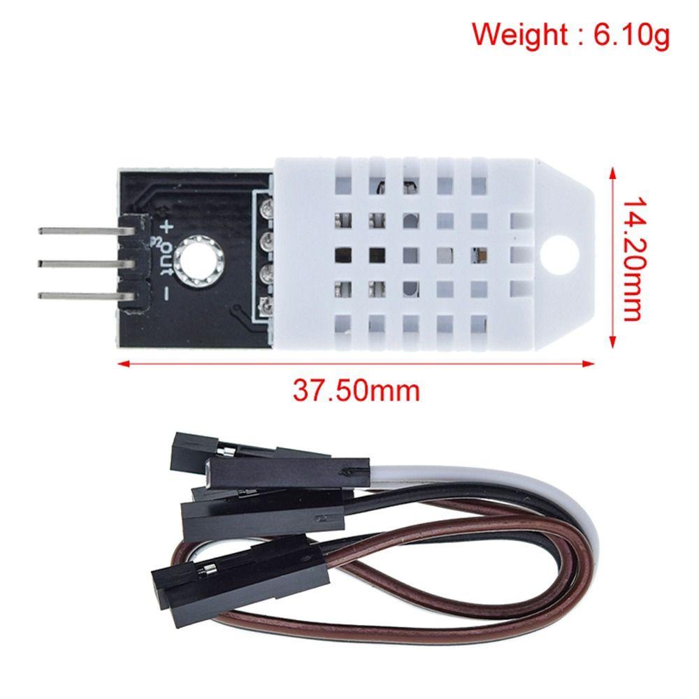 Populer 2pcs Sensor Suhu Digital Tahan Lama Elektronik DIY T/H Papan PCB DHT22 Modul