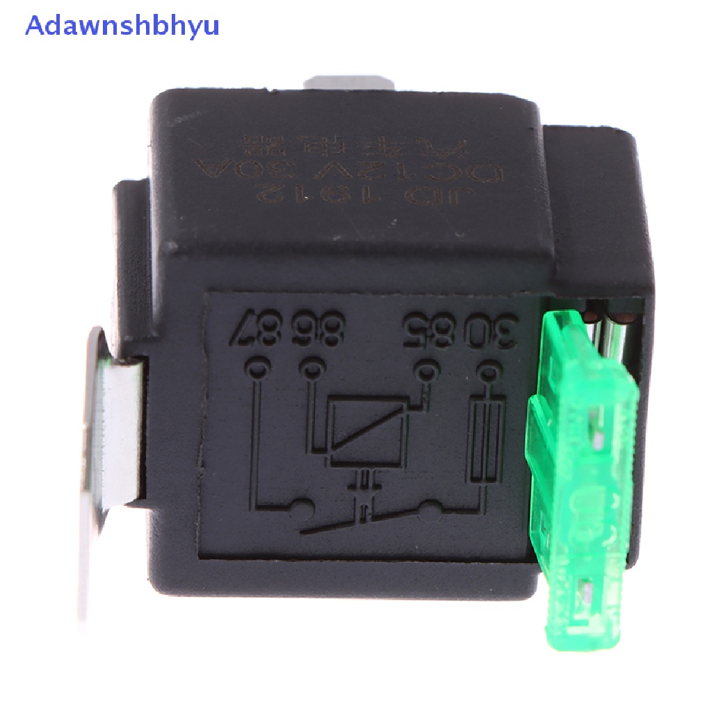 Adhyu 12V 30A Car Auto Automotive Heavy Duty Relay 4Pin Fuse Fused On/Off SPST ID