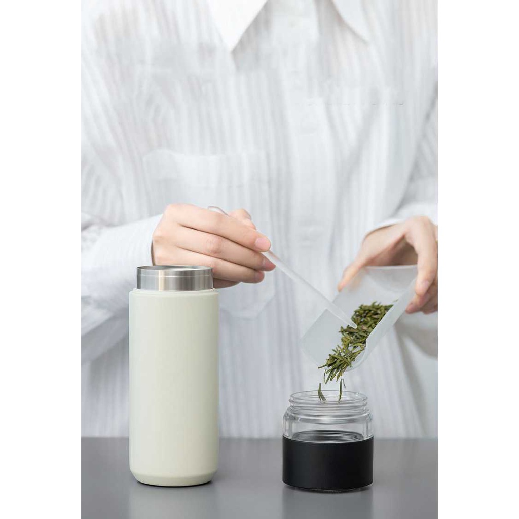 (BISA COD) FTIHSHP Funjia Home Botol Minum Thermos Penyaring Teh Tea Infuser 520ml