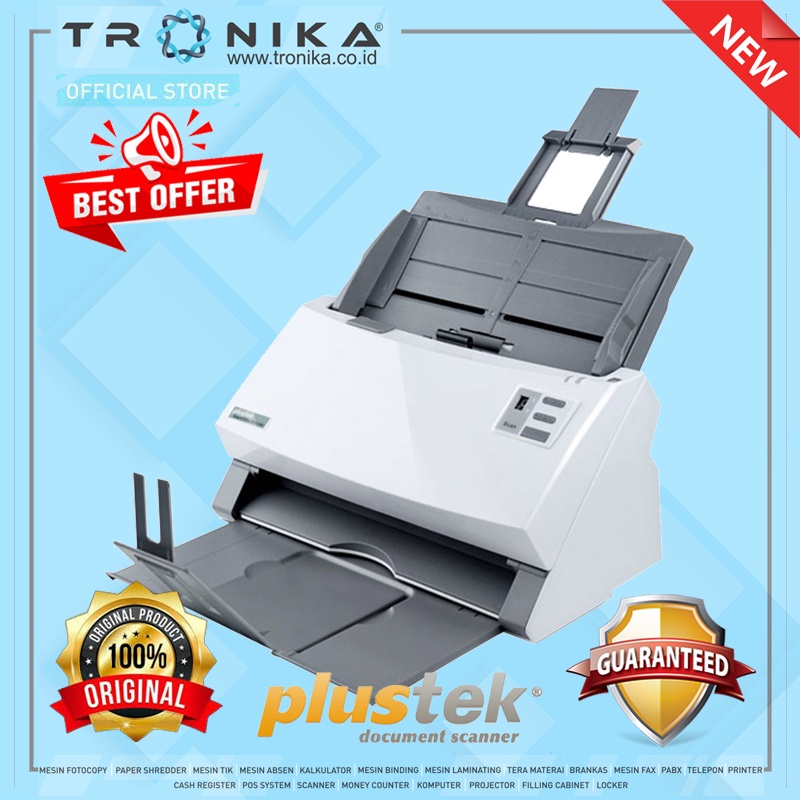 SCANNER PERIKSA NILAI LJK PLUSTEK SmartOffice PS3150U Automatic Document Feeder (ADF)