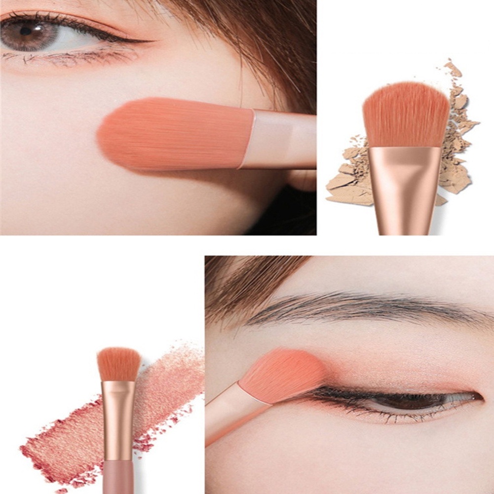 8pcs Set Kuas Kosmetik Mini Premium Brush Makeup- Foundation Bedak Concealer Portable Eyeshadow Blush Cosmetic Brushes