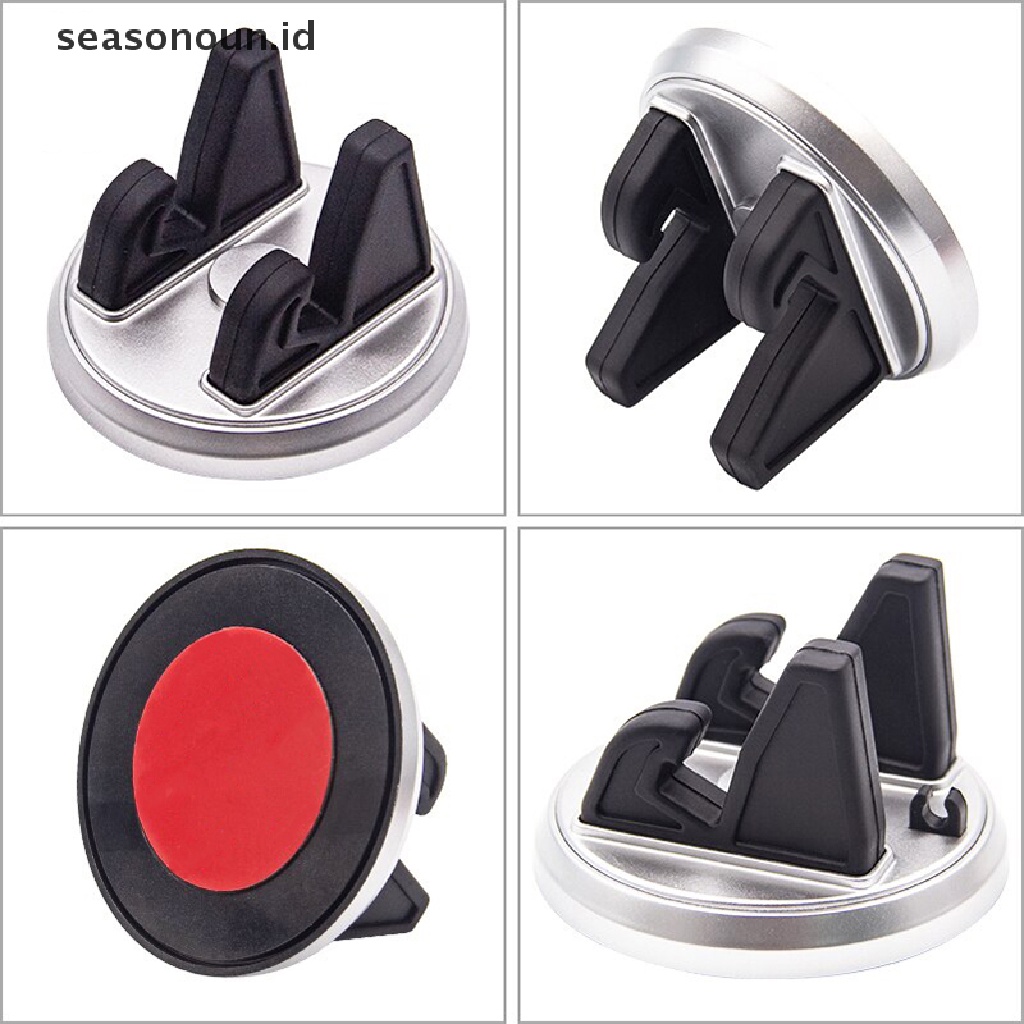 Seasonoun Car Phone Holder Rotasi 360derajat Dudukan Dashboard Silikon Lembut Anti Slip Mat Mobile Phone Mount Stand Support Car.