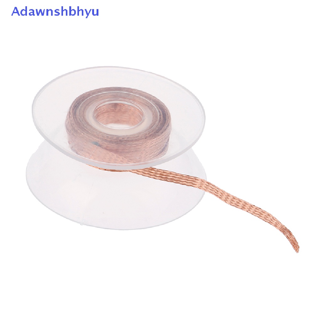 Adhyu 1Pc 2.0mm 2.5mm 3Meter Kawat Las Desoldering Kepang Solder Remover Wick Wires ID