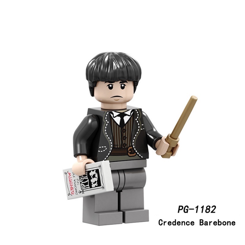 Harry Potter Series Minifigure Hammoody Voldemort Credence Barebone Draco Malfoy Rakitan Mainan Blok Bangunan