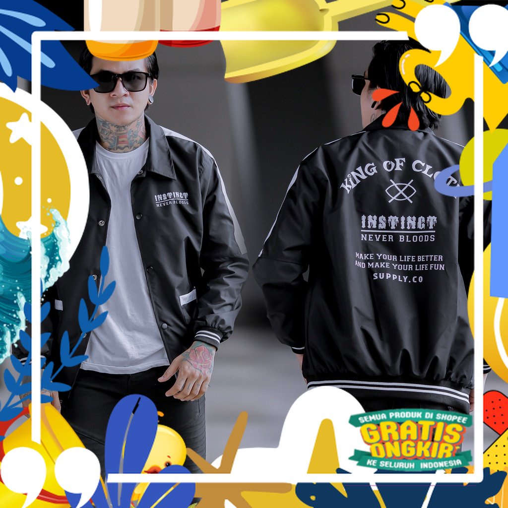 JAKET PARASUT PRIA | JAKET NASCAR | JAKET BOMBER | JAKET WINDBREAKER | JAKET PRIA ORIGINAL NEVER BLO