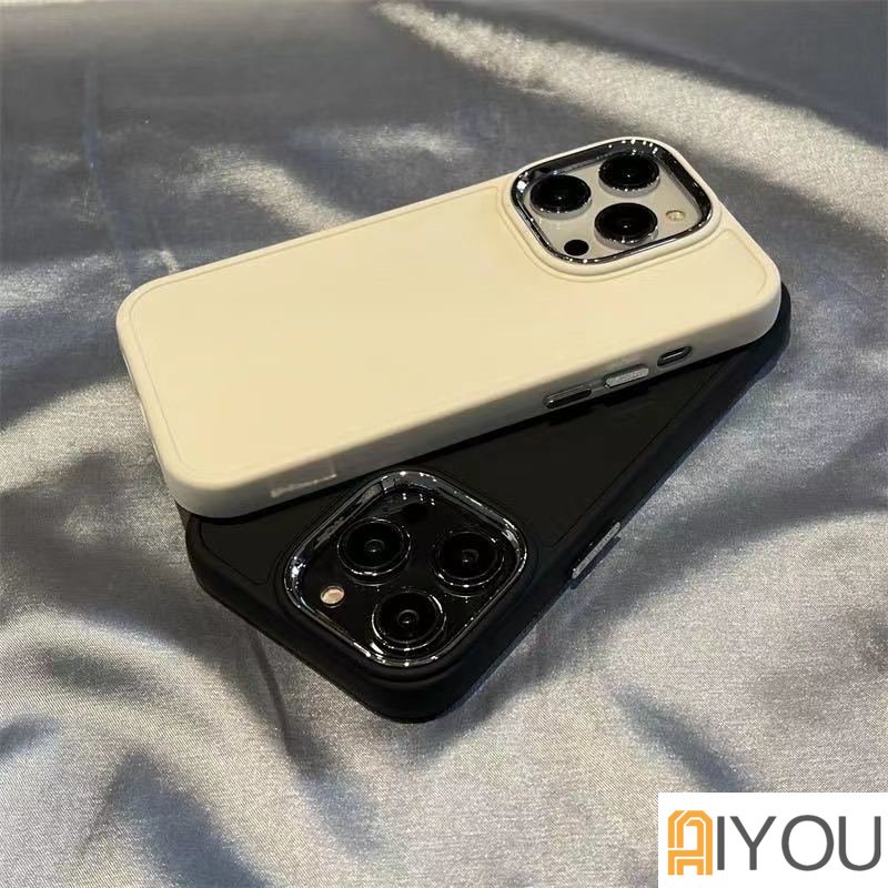 IPHONE Casing Ponsel Frosted Matte Electroplated Mewah Untuk Iphone14 13 Pro Max12 11 X XS XR Plus Soft Case Tahan Guncangan Untuk Iphone11