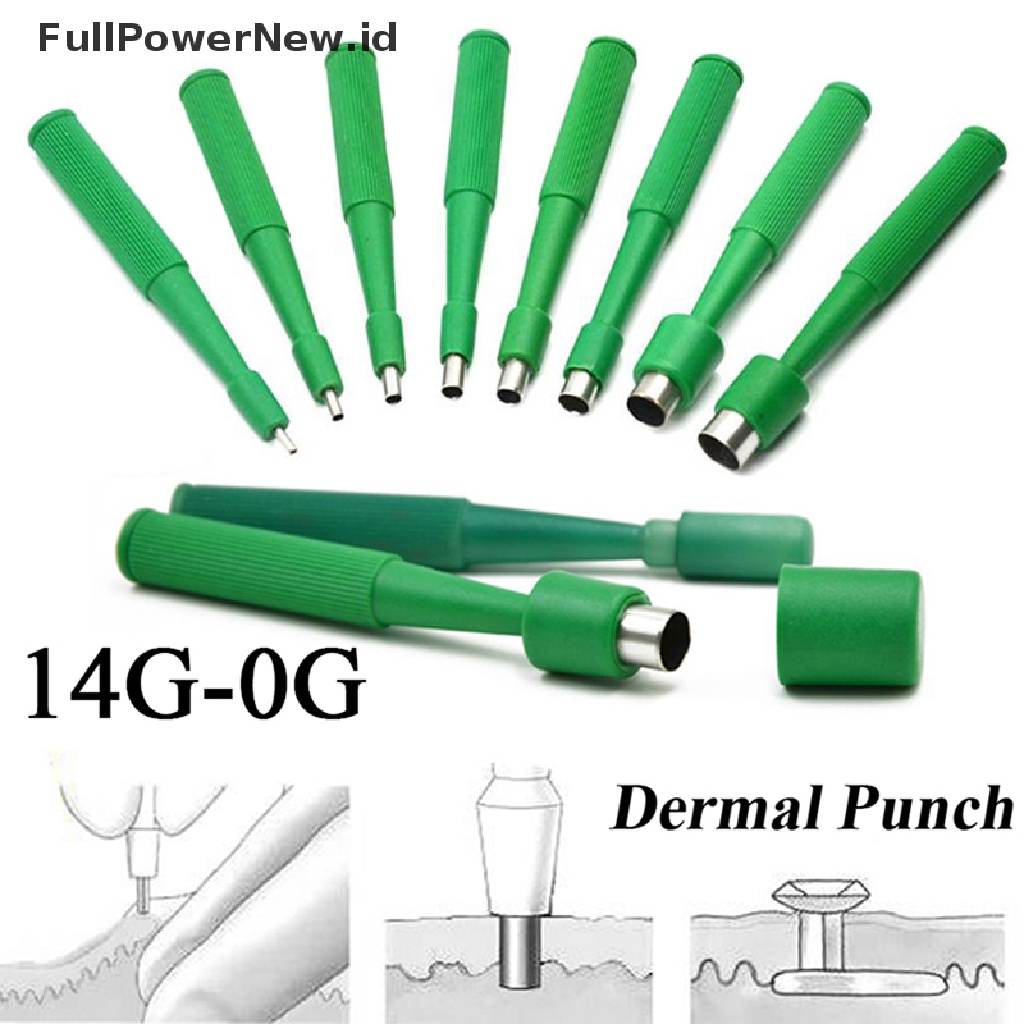 Power Biopsy Dermal Puncher Untuk Alat Kulit Sterilized Dermal Anchor Punch Tool ID