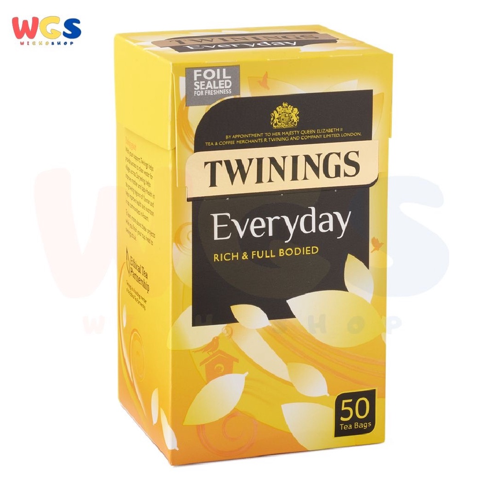 Twinings Tea Everyday Rich &amp; Full Bodied 50 Tea Bags 145g